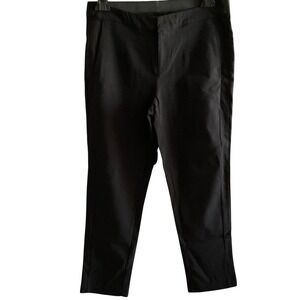 Simply Vera Vera Wang Black Ankle Pants Elastic Waist Slim Leg Womens Size 10